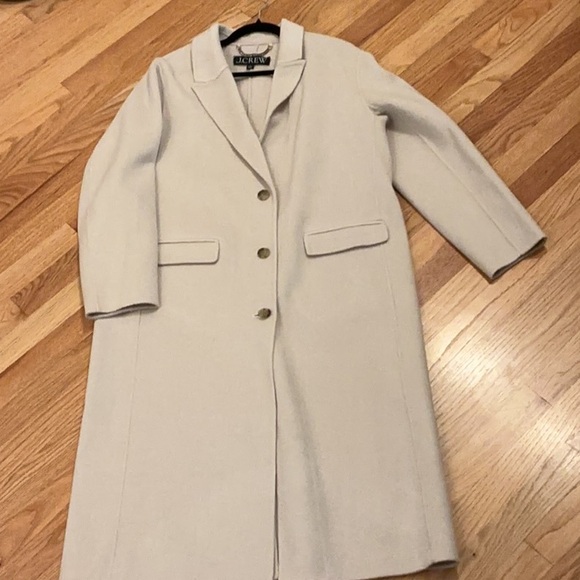 J. Crew Cream Coat - Picture 2 of 5